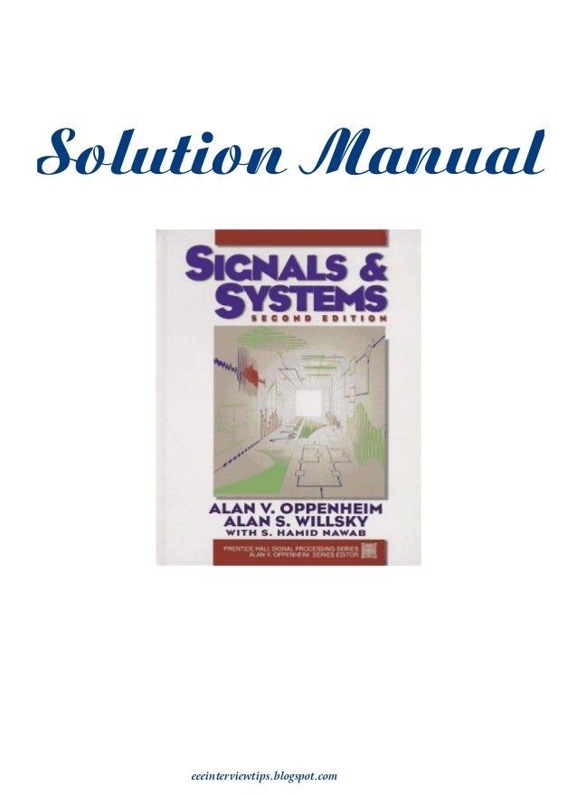 Signals And Systems Oppenheim Solution Manual Pdf